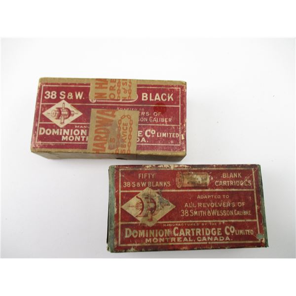 DOMINION .38 SMITH & WESSON AMMO LOT