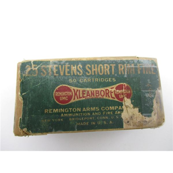 .25 STEVENS SHORT RIMFIRE AMMO
