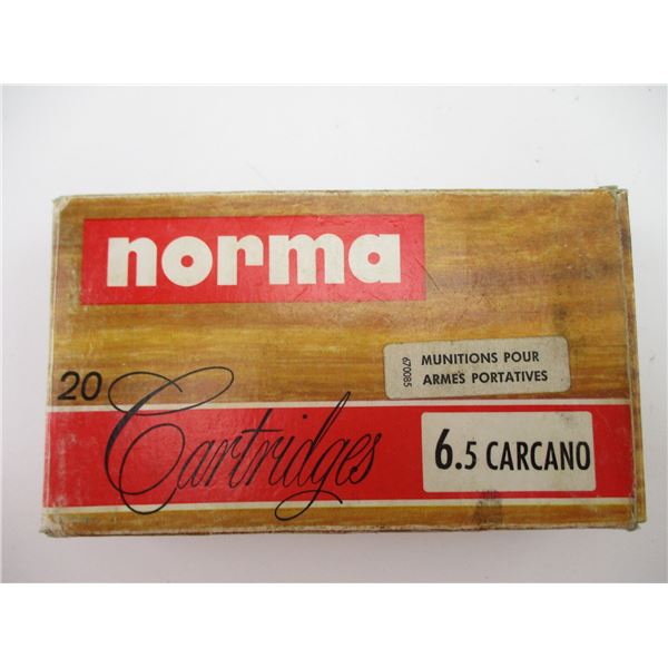 NORMA 6.5 CARCANO COLLECTIBLE AMMO