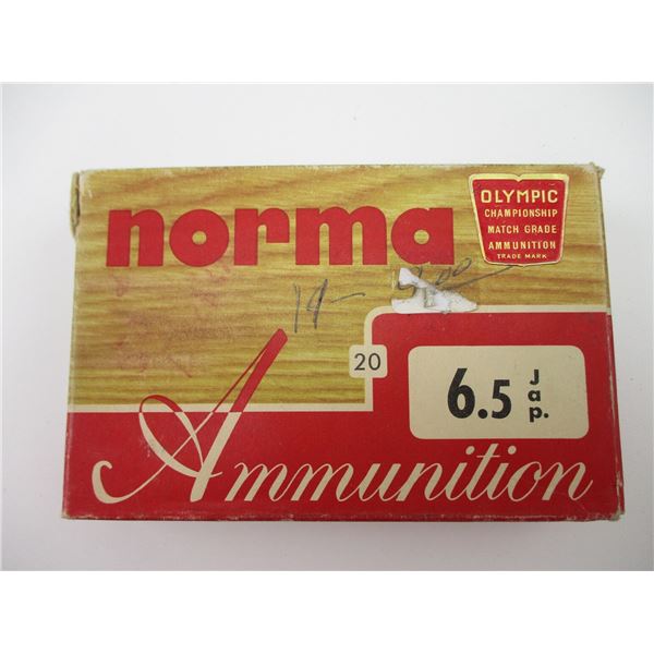 NORMA 6.5MM JAP. COLLECTIBLE AMMO