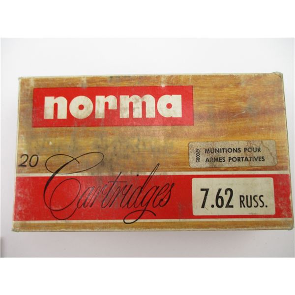 NORMA 7.62MM RUSS. COLLECTIBLE AMMO