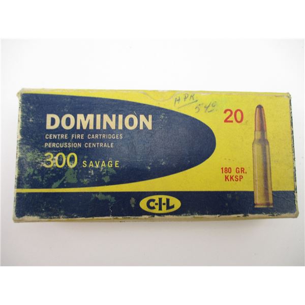 DOMINION .300 SAV COLLECTIBLE AMMO