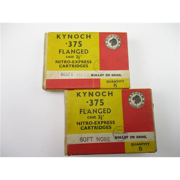 KYNOCH .375 FLANGED COLLECTIBLE AMMO