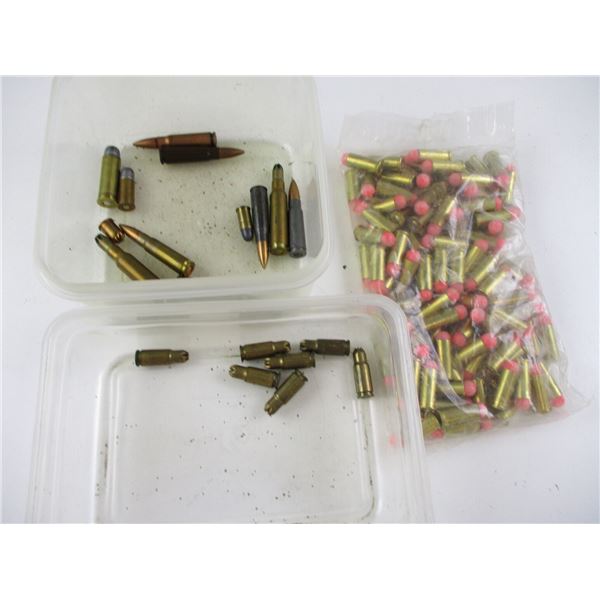 ASSORTED AMMO, BLANKS, AND SIMUNITION