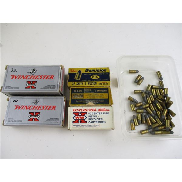 ASSORTED .32 SMITH & WESSON AMMO