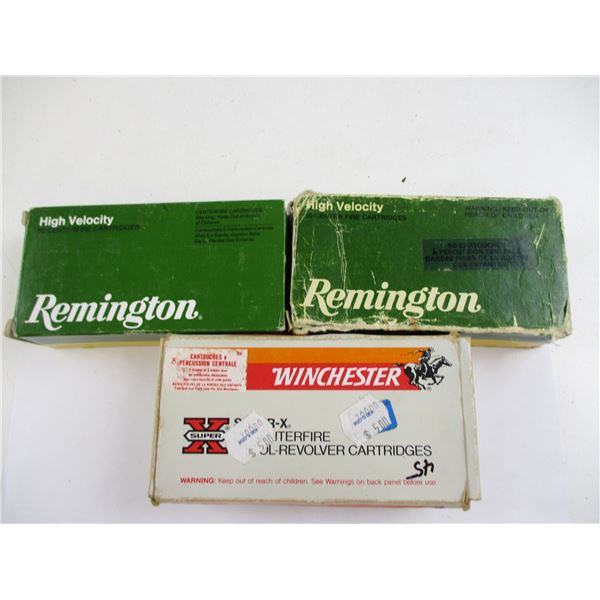 ASSORTED .38 SMITH & WESSON AMMO