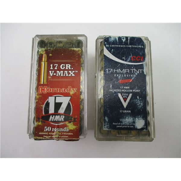 ASSORTED .17 HRM AMMO