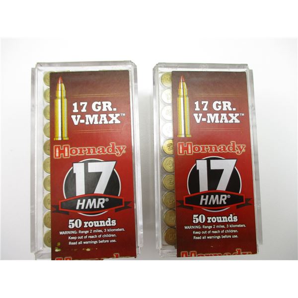 HORNADY 17 HMR AMMO LOT