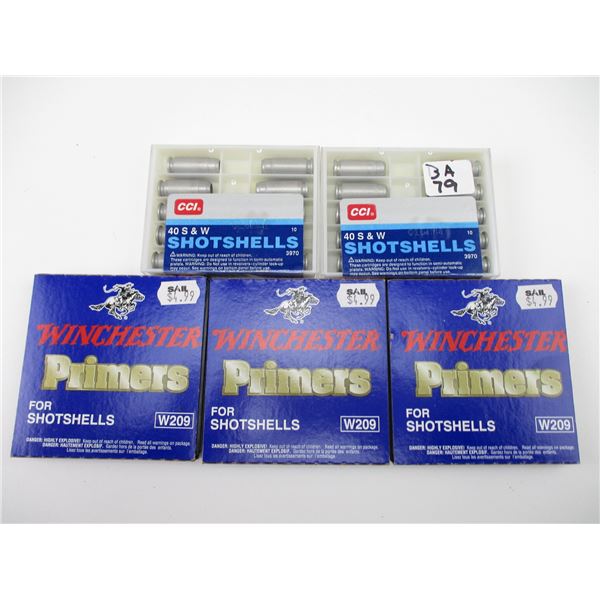ASSORTED AMMO AND PRIMER LOT