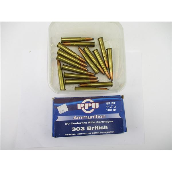 ASSORTED .303 BRITISH AMMO LOT