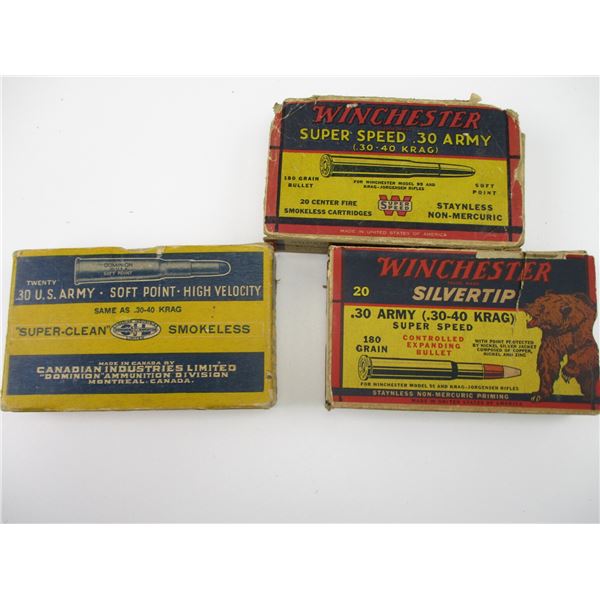 ASSORTED .30 CAL AMMO LOT