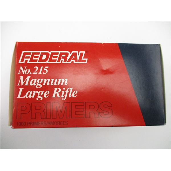 FEDERAL MAGNUM LARGE RIFLE PRIMERS