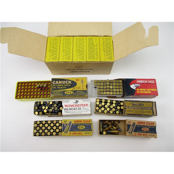 ASSORTED .22 RIMFIRE AMMO LOT