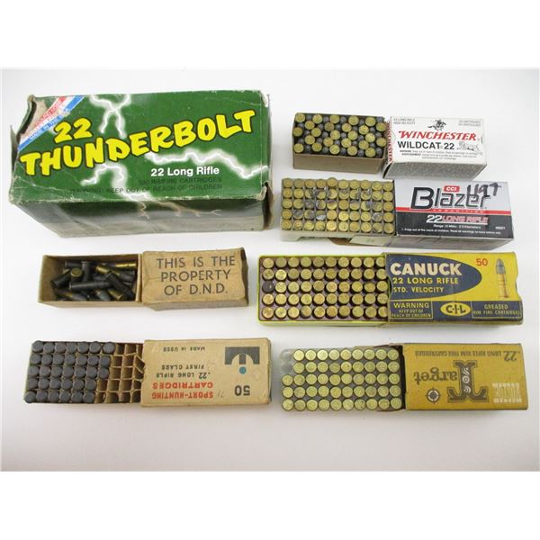 ASSORTED .22 RIMFIRE AMMO LOT