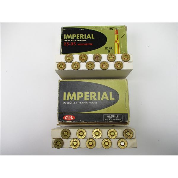 IMPERIAL 25-35 WIN AMMO LOT