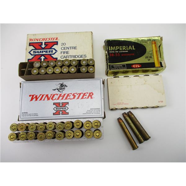 ASSORTED 38-55 WIN AMMO LOT