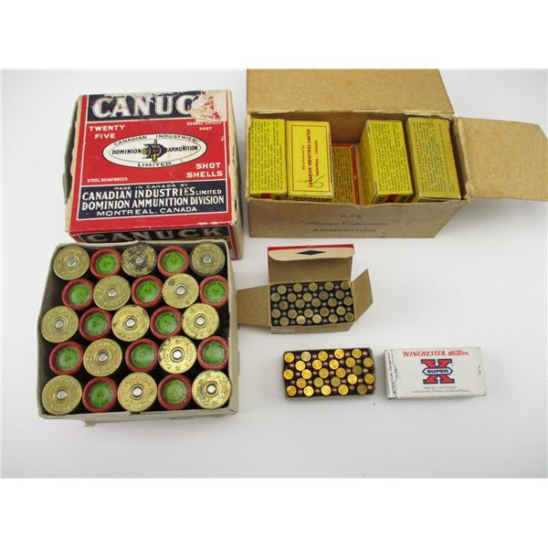 ASSORTED AMMO AND SHOTSHELLS LOT