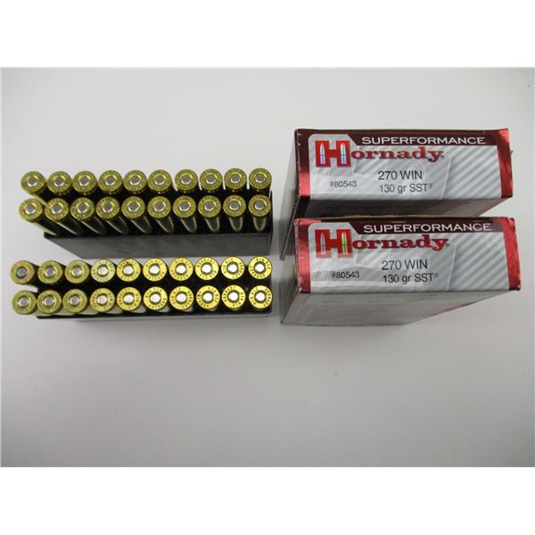 HORNADY .270 WIN AMMO LOT