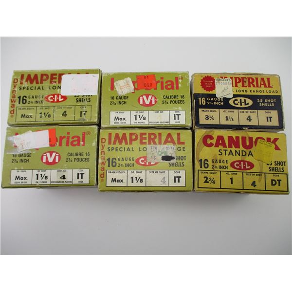 ASSORTED 16 GAUGE SHOTSHELL LOT