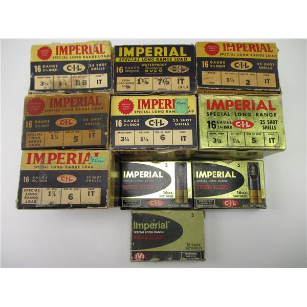ASSORTED 16 GAUGE SHOTSHELL LOT