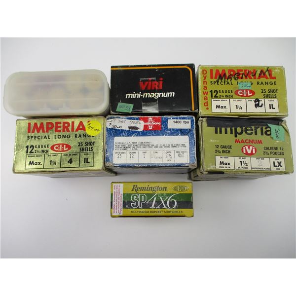 ASSORTED 12 GAUGE SHOTSHELL LOT