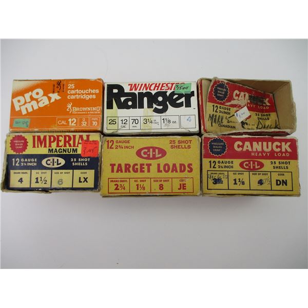ASSORTED 12 GAUGE SHOTSHELL LOT