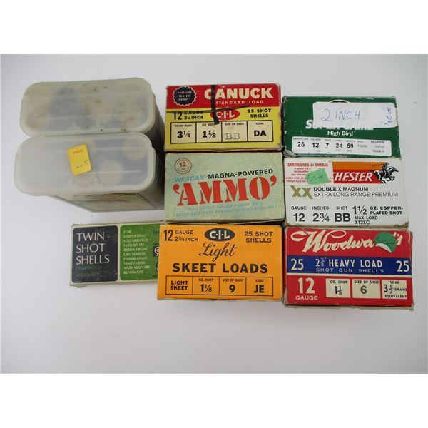 ASSORTED 12 GAUGE SHOTSHELL LOT