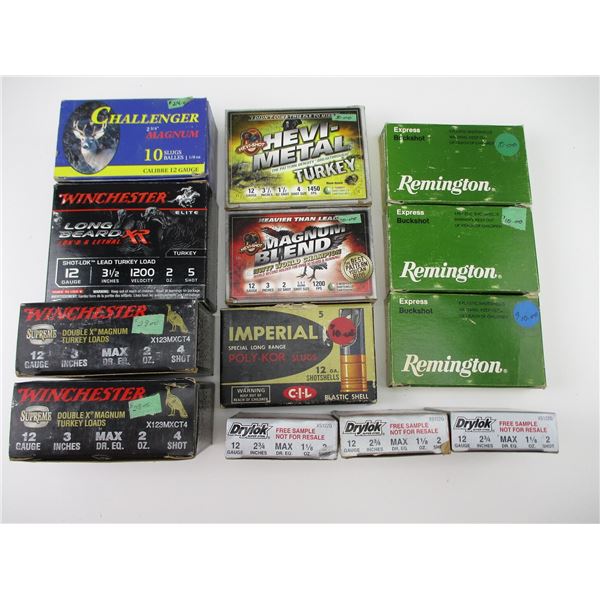 ASSORTED 12 GAUGE SHOTSHELL LOT