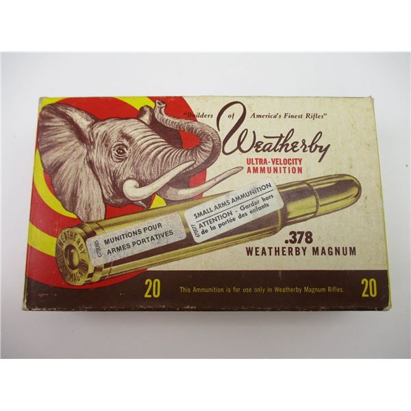 WEATHERBY .378 MAG AMMO