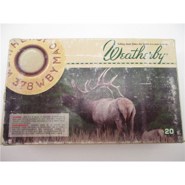 WEATHERBY .378 MAG AMMO