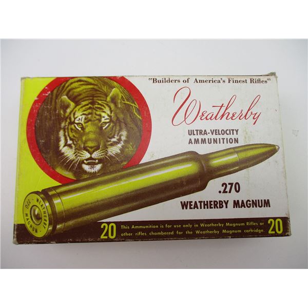 WEATHERBY .270 MAG AMMO