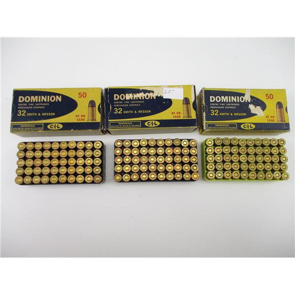 DOMINION .32 SMITH & WESSON AMMO LOT