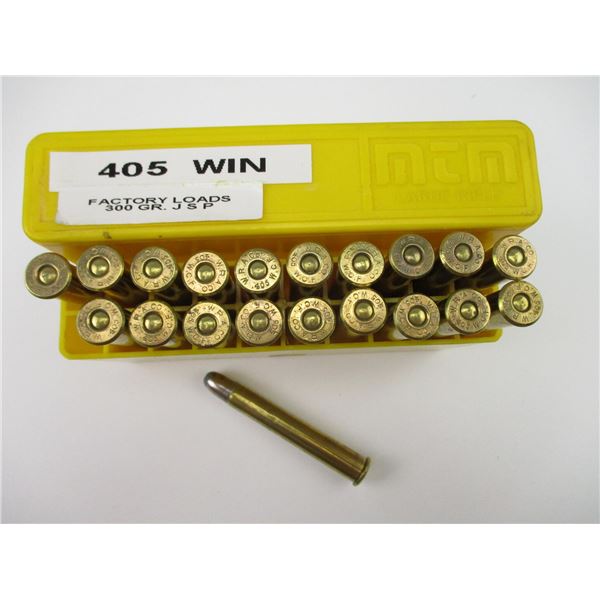 WRA CO. .405 WIN AMMO