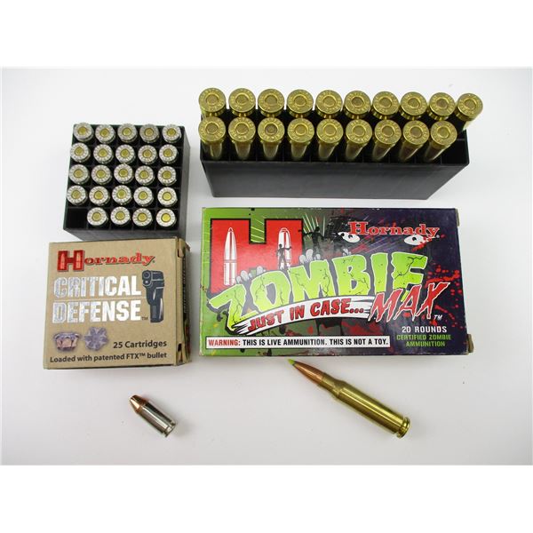 ASSORTED HORNADY AMMO LOT