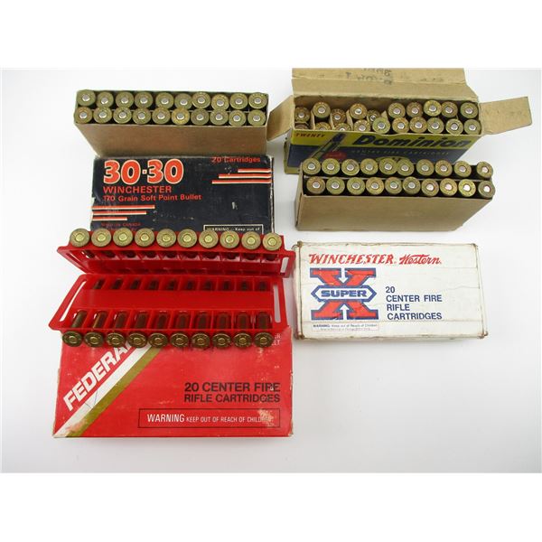 ASSORTED 30-30 WIN AMMO LOT