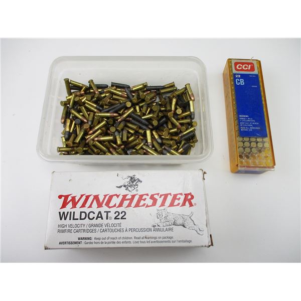 ASSORTED .22 RIMFIRE AMMO LOT