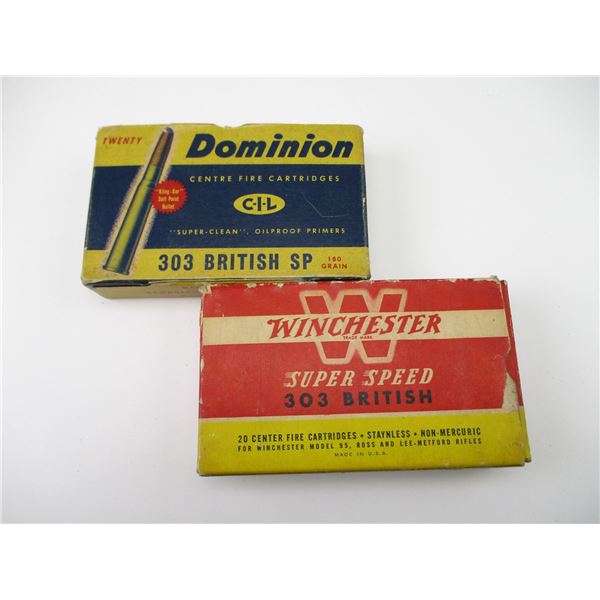 ASSORTED .303 BRITISH AMMO LOT