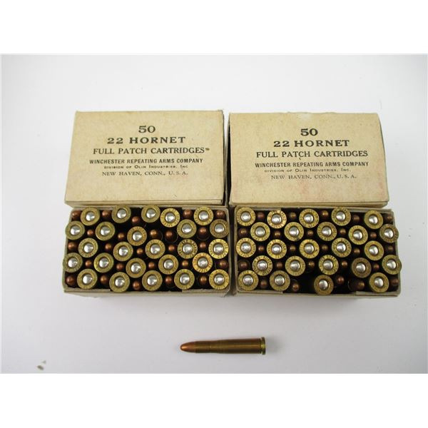 WINCHESTER .22 HORNET AMMO LOT