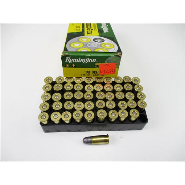 REMINGTON .38 SMITH & WESSON AMMO