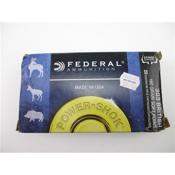 FEDERAL .303 BRITISH AMMO