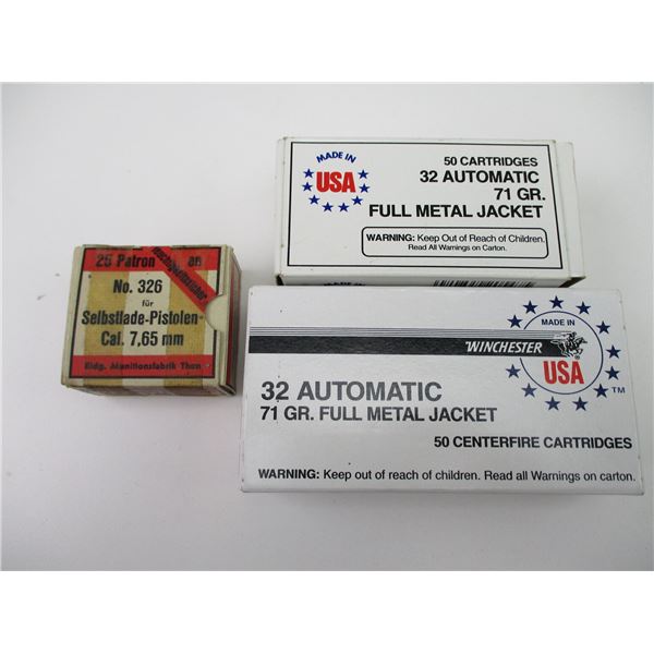 ASSORTED .32 ACP AMMO