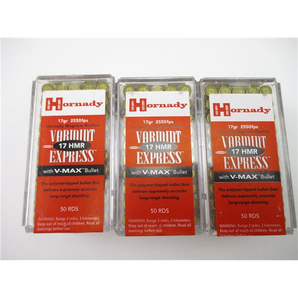 HORNADY VARMINT .17 HMR AMMO