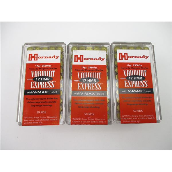 HORNADY VARMINT .17 HMR AMMO