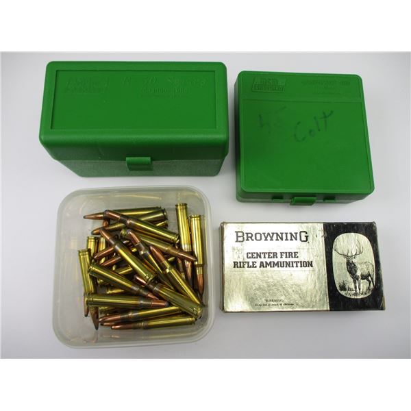 ASSORTED RELOADED AMMO LOT