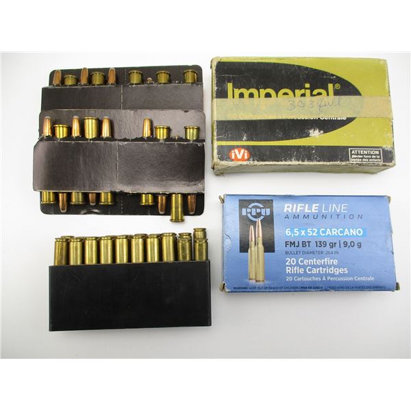 ASSORTED FACTORY AND RELOADED AMMO