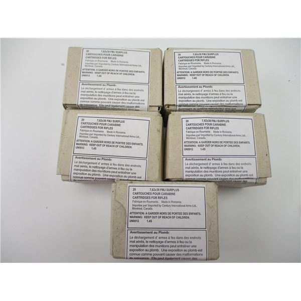 ROMANIAN 7.62X39 MILITARY AMMO