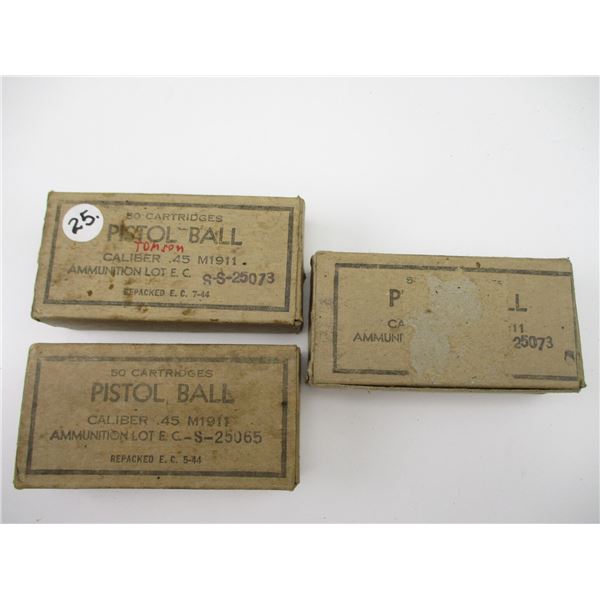 MILITARY .45 CAL AMMO