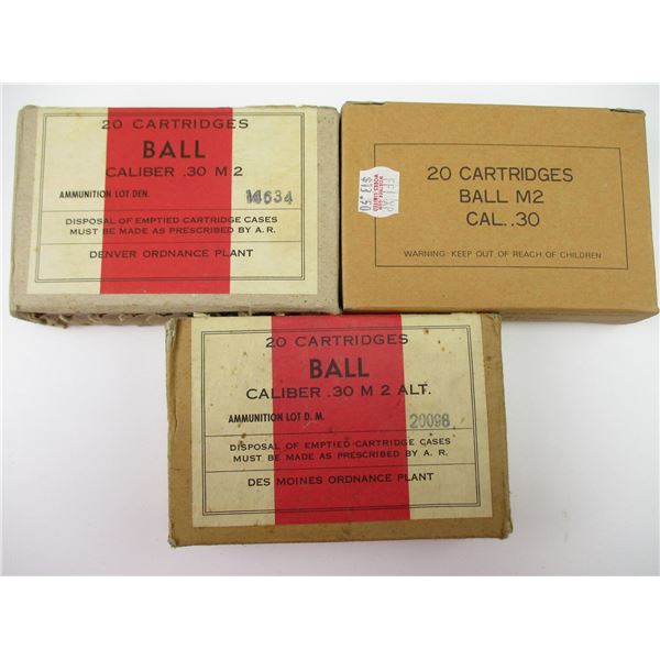 MILITARY .30 CAL M2 AMMO LOT