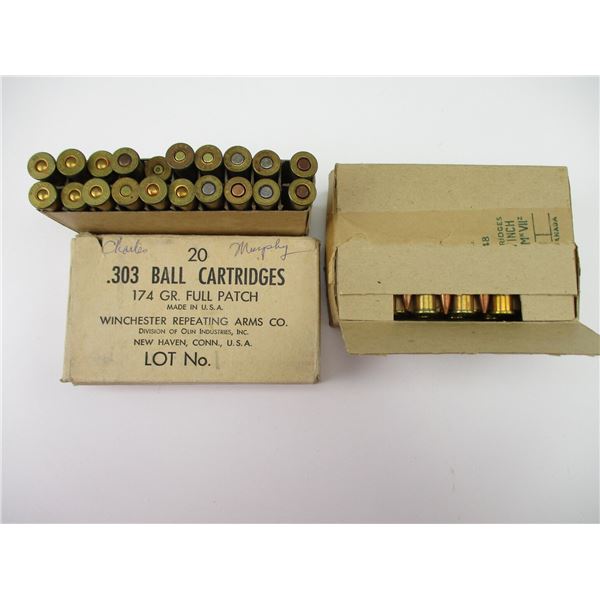 MILITARY ASSORTED .303 AMMO LOT