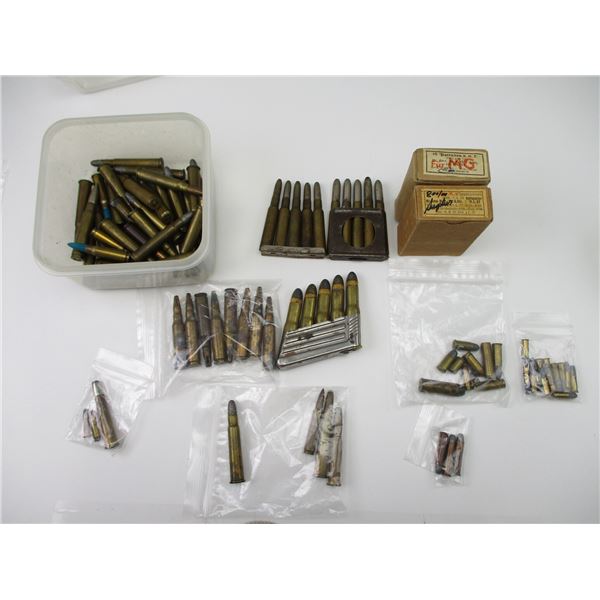 ASSORTED MILITARY AND SPORTING AMMO LOT